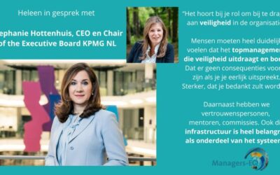 Sociale en psychologische veiligheid staan nogal eens onder druk in organisaties.